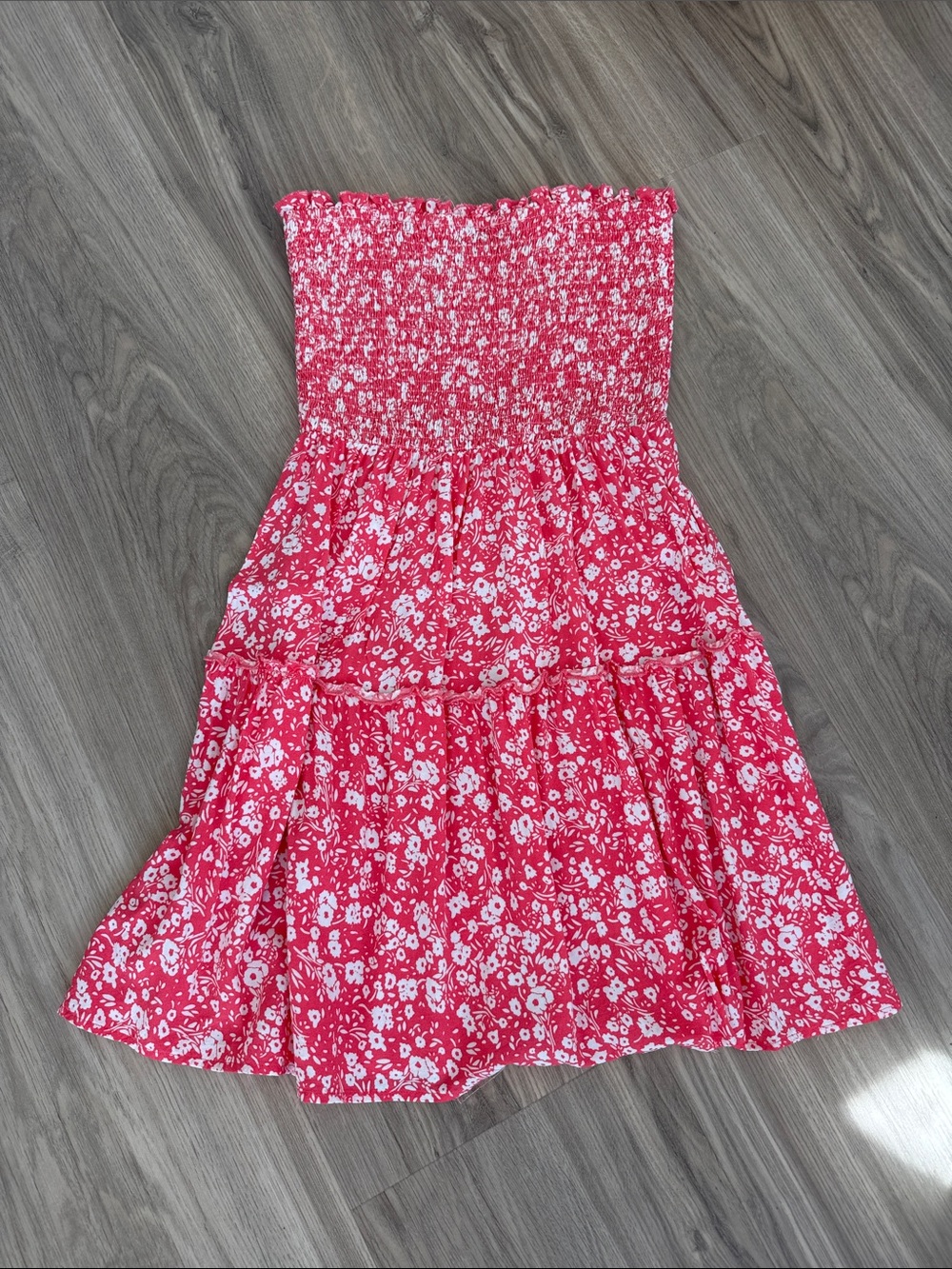 Floral Strapless Sundress
